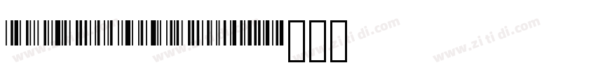 Libre Barcode EAN13字体转换